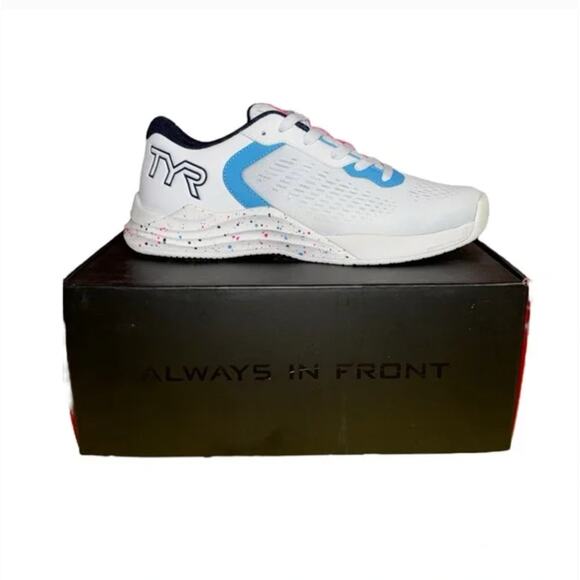 TYR CXT-1 Wodapalooza Limited Edition Trainer White Blue M10 W11.5 NIB - Picture 2 of 4